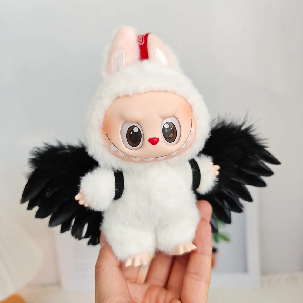 Doll Clothes For Labubu V1 V2 V3 Doll Plush Idol Doll Angel Wings Serise Decoration Accessories Diy Toy Sitting Party Fans Gift Doll Clothes For Labubu V1 V2 V3 Doll Plush Idol Doll Angel Wings Serise Decoration Accessories Diy Toy Sitting Party Fans Gift